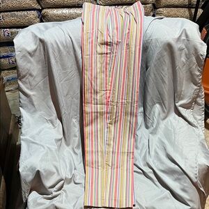 Willi Smith Colorful Striped Straight Leg Pants